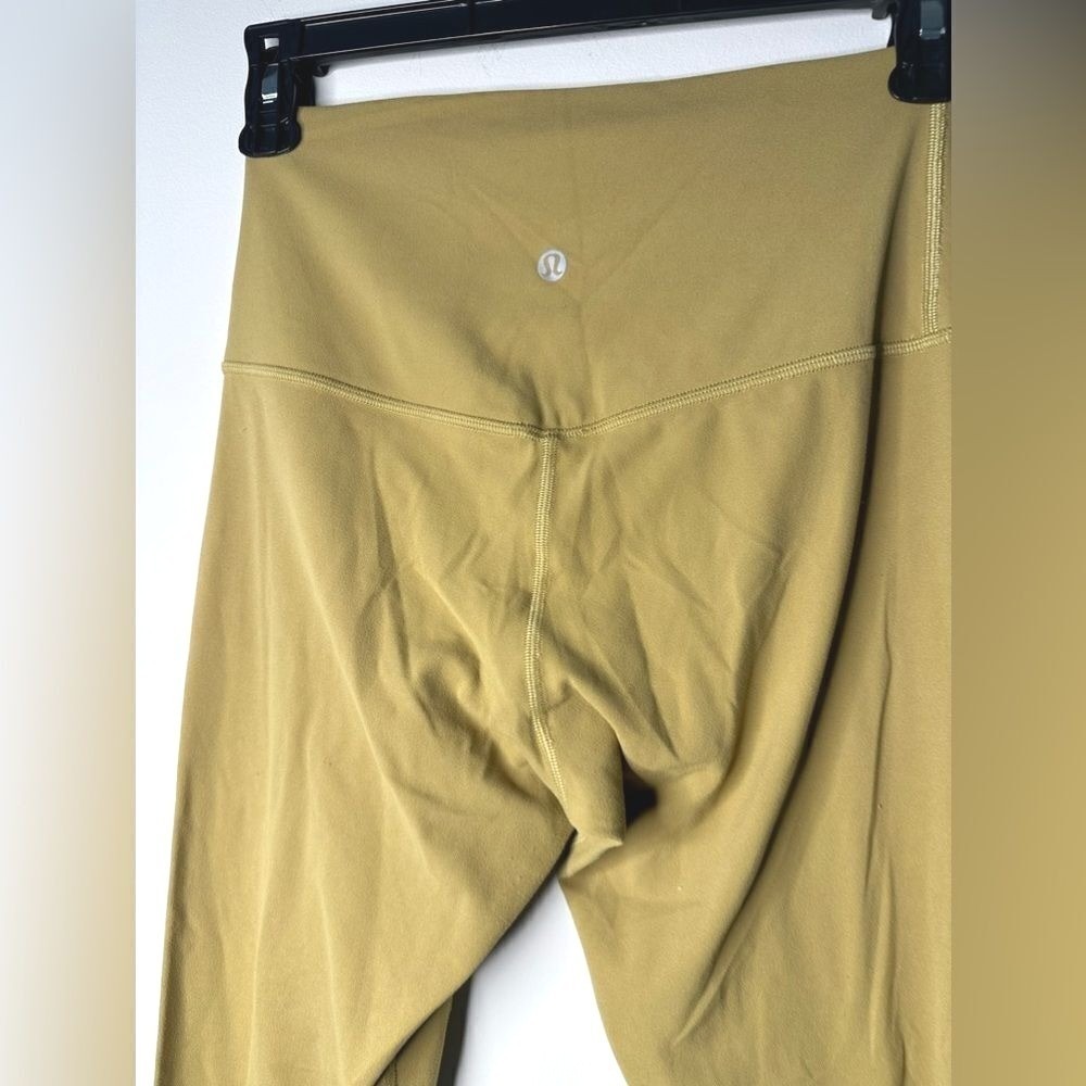 Lululemon Align High Rise Pant 25 Mustard Yellow Gold‎ Nulu - Picture 5 of 5